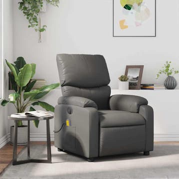 Massagestoel Grijs | Retour deal | Knallerprijs, Kunststof, Gebruikt, Eenpersoons, Verzenden