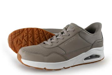 Skechers Sneakers in maat 44 Bruin, Bruin, Verzenden, Zo goed als nieuw, Skechers