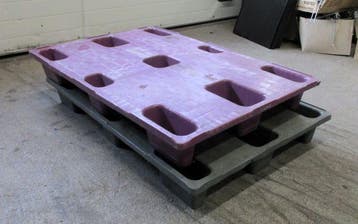 Europallet grijs GS1 H1 voor levensmiddelen
