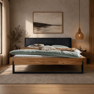 Van Schaik Jonas Eiken Balkenbed - 200 x 200