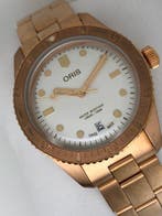 Oris - Divers Sixty-Five Automatic Date White Star Bronze -, Handtassen en Accessoires, Horloges | Heren, Nieuw