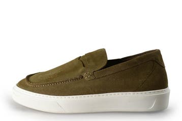 Manfield Loafers in maat 42 Groen, Verzenden, Loafers
