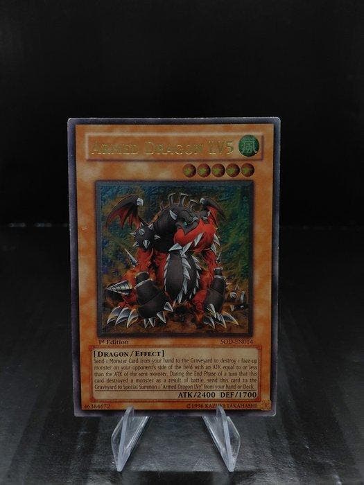 Konami - 1 Card - Yu-Gi-Oh! - Armed Dragon LV5 SOD-EN014, Verzamelen, Overige Verzamelen