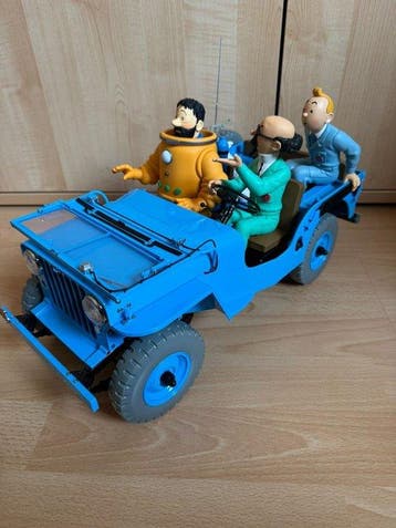 Tintin - Statuette Tintinimaginatio - Tintin La Jeep bleue -