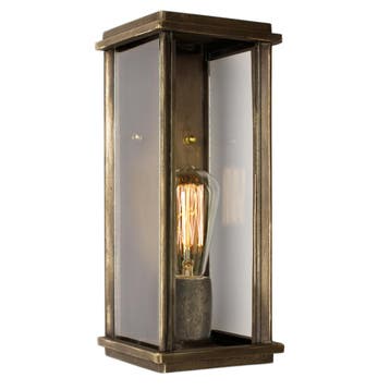 Strak & modern Capital Muurlamp Brons Large, Verzenden, Nieuw