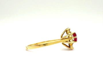 Zonder minimumprijs - Ring - 18 karaat Geel goud - 0.25ct.