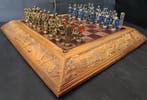 Schaakspel - Las Cruzadas - Brons, Hout