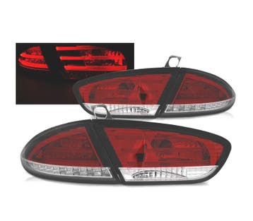 Feux Arrière Pour Seat Leon 09-12 Style Celis Led Rouge Chro, Verzenden, Nieuw