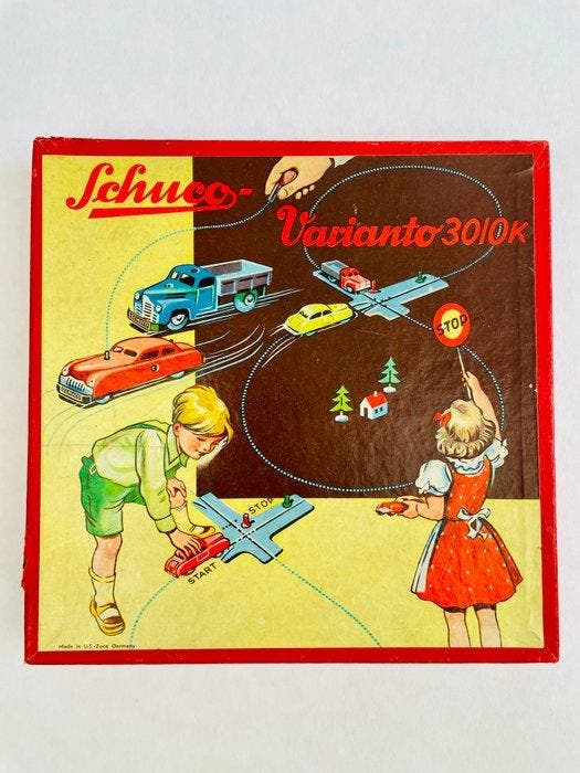 Schuco - Varianto 3010K - Opwindbare blikken auto -, Antiek en Kunst, Antiek | Speelgoed