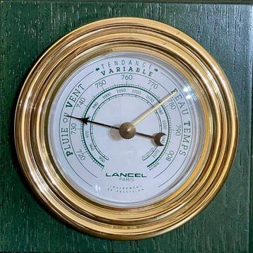 lancel paris Lancel Paris - Hout - Barometer LANCEL PARIS