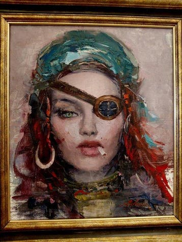 Tiberiu Chelaru (1967) - Untitled – Woman with Eye Patch