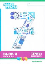 Alles Telt Q Antwoorden Werkschrift Plus blok 5 groep 7, Verzenden, Nieuw