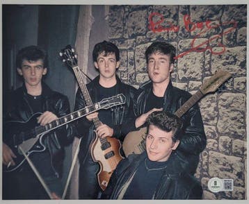 The Beatles - Pete Best - Foto gesigneerd door Pete Best -, Cd's en Dvd's, Nieuw in verpakking