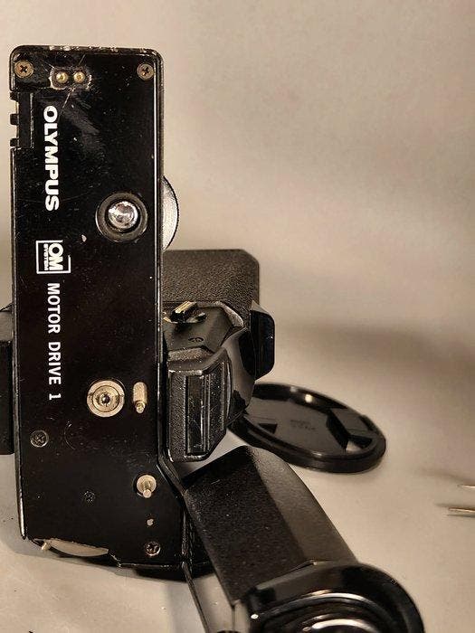 Olympus OM10 + Zuiko 1,8/50mm + Motor Drive 1 | Analoge, Audio, Tv en Foto, Fotocamera's Analoog