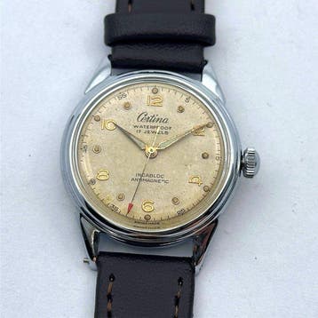 Certina - Sans prix de réserve - 41509-2 - Homme - 1950-1959, Handtassen en Accessoires, Nieuw