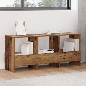 vidaXL Tijdschriftenrek Oudhout 102 x 30 x 45 cm, Verzenden, Nieuw