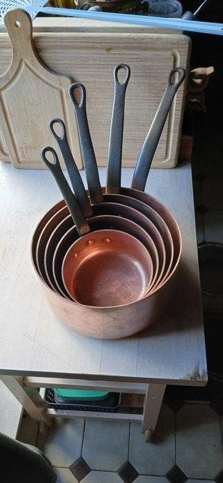 Braadpan (5) - Koper, Antiek en Kunst, Antiek | Keukengerei