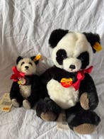 Steiff - Teddybeer Teddy Pandy 029905 und Petsy Panda 013454