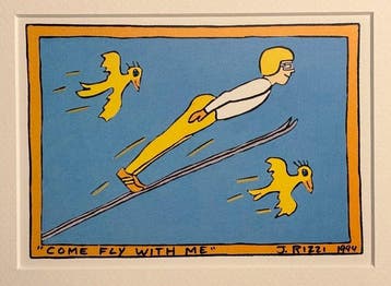 James Rizzi (1950-2011) - Come Fly with Me