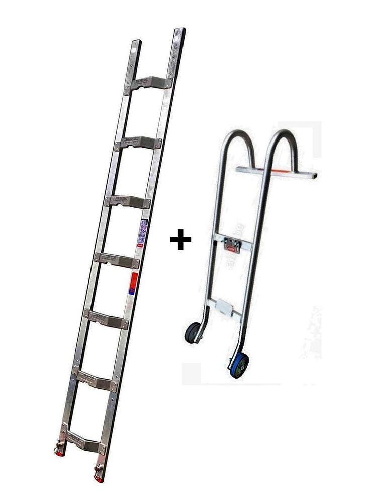 Altrex dakladderset met nokhaak 2m, Bricolage & Construction, Échelles & Escaliers, Enlèvement ou Envoi