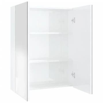Spiegekast 60cm wit | 41% korting | Retour deal, Spiegelkast, Verzenden, 50 tot 100 cm, Zo goed als nieuw