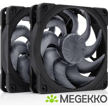 Noctua NF-A12x25 G2 PWM Sx2-PP chromax.black, Verzenden, Nieuw