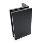 Glasklem Porto Premium glas/wand 90° - Zwart, Verzenden