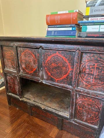 Kabinet - Hout - Tibet - 19e eeuw
