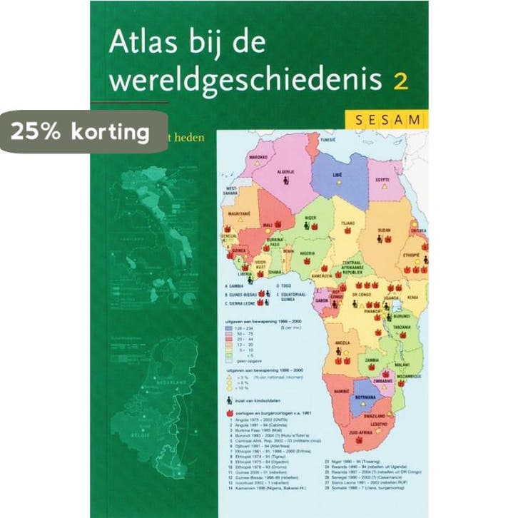 Sesam atlas bij de wereldgeschiedenis - deel 2 / Sesam atlas, Boeken, Geschiedenis | Wereld, Zo goed als nieuw, Verzenden