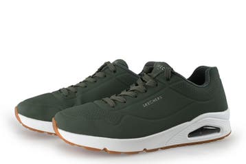 Skechers Sneakers in maat 46 Groen, Kleding | Heren, Schoenen, Overige kleuren, Verzenden, Zo goed als nieuw, Skechers