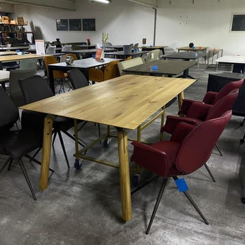 bert plantagie Eettafel Trinity - Ongebruikt, Verzenden, Zo goed als nieuw, Eikenhout, 200 cm of meer