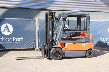 Veiling: Heftruck Toyota 7FBMF30 Elektrisch 3000kg 3.5m 2007, Ophalen