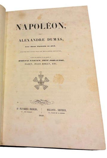 Alexandre Dumas - Napoléon - 1840