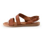 Hee Sandalen in maat 39 Cognac, Kleding | Dames, Overige kleuren, Verzenden, Sandalen of Muiltjes, Zo goed als nieuw