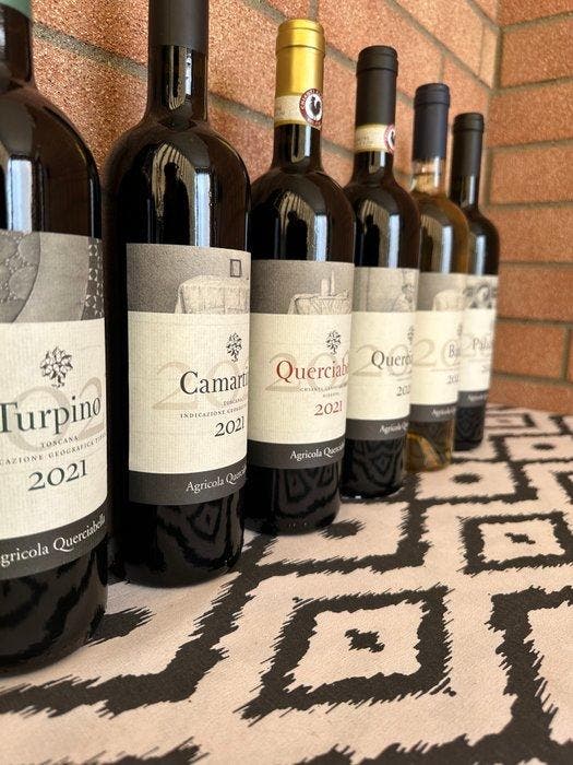 2021 Agricola Querciabella:Turpino, Camartina, Querciabella,, Verzamelen, Wijnen