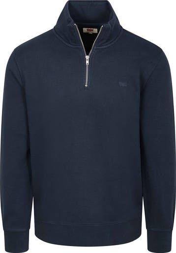 Levis Sweat Half Zip Navy maat Maat 52/54 (L) Heren, Maat 52/54 (L), Levi's, Nieuw, Verzenden