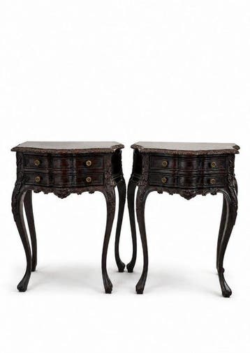 Table de chevet (2) - Citronnier - Chambre rococo du XIXe
