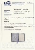 Pays-Bas 1891 - Reine Wilhelmina - NVPH 44, Gestempeld