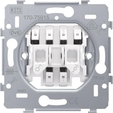 Niko Basis Element Jaloezie Schakelaar - 170-75915, Doe-het-zelf en Bouw, Elektriciteit en Kabels, Verzenden