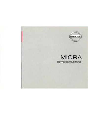 2006 NISSAN MICRA INSTRUCTIEBOEKJE DUITS, Ophalen of Verzenden