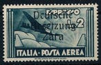 Reich allemand - occupation de Zara 1943 - Timbre 2 Lire, Gestempeld
