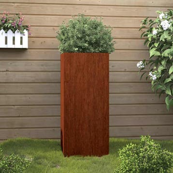 vidaXL Plantenbak 32x29x75 cm cortenstaal, Verzenden, Nieuw
