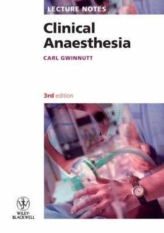 Lecture Notes: Clinical Anaesthesia 9781405170383, Boeken, Taal | Engels, Gelezen, Verzenden