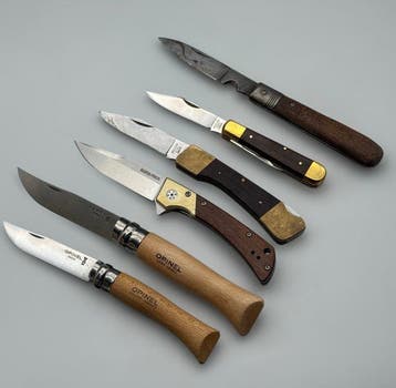 Collection thématique - Lot de 6 couteaux de poche vintage –