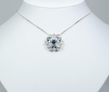 Zonder minimumprijs - Ketting met hanger - 925 zilver - 0.40
