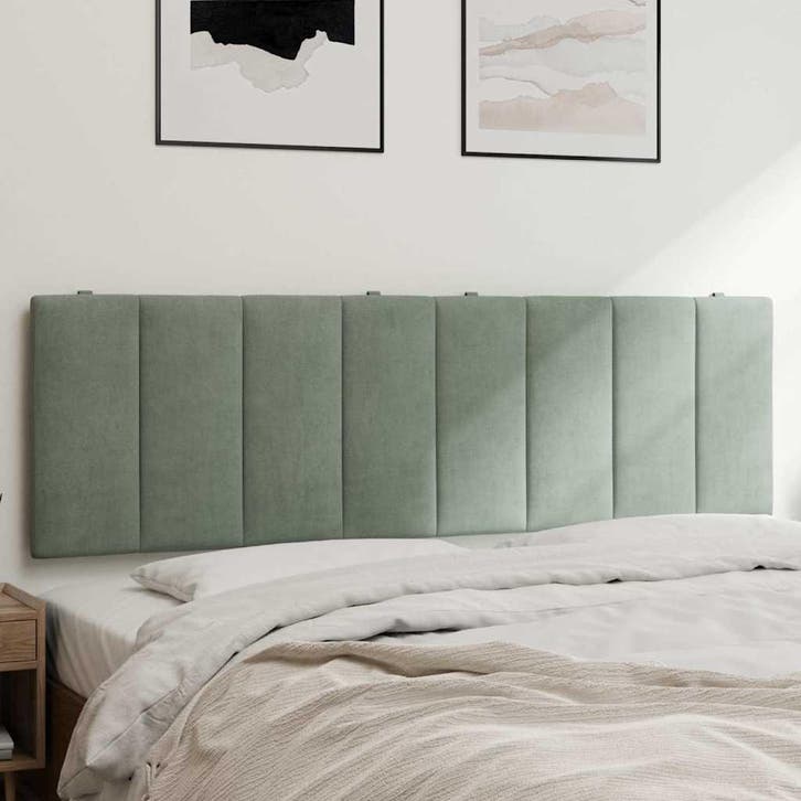 Hoofdbord 160cm | Tweede kansje | OP = OP, Huis en Inrichting, Slaapkamer | Bedden, 160 cm, Overige maten, Grijs, Nieuw, Stof