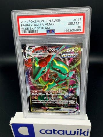 Pokémon - 1 Graded card - Rayquaza VMAX 047/067 PSA 10 -