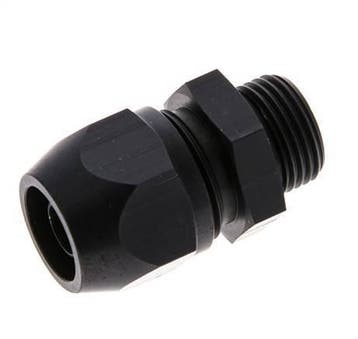 12x9mm & G3/8'' Aluminium Rechte Knelfitting Buitendraad, Verzenden