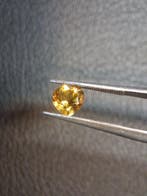 Natural Citrine Gemstone – Faceted Heart Cut 6x6 mm Yellow |, Verzenden