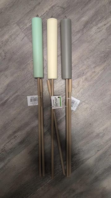 Led fakkel solar pastel 97 cm -3 verschillende sfeervolle, Nieuw